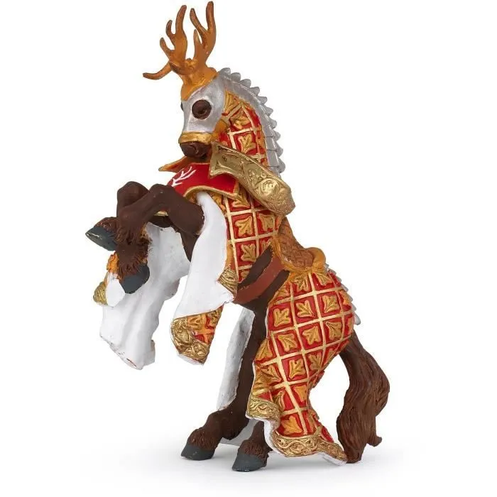 Figurine Cheval du Maître des armes cimier cerf PAPO - Pour Enfant-0