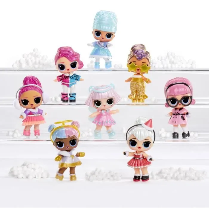 Poupée à collectionner - MGA - Winter Snow Tot - 7,5 cm - Surprise de neige magique - 7 accessoires-3
