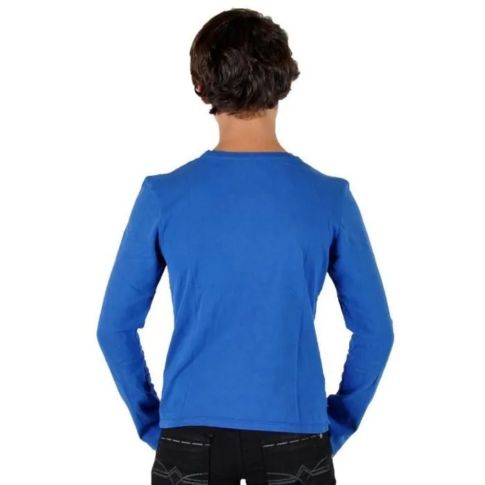 Tee Shirt Japan Rags  Manches Longues - Bleu-4