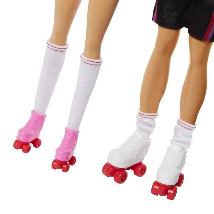 Barbie-Fashionistas-Coffret poupées et accessoires patins à roulettes HXK90-2