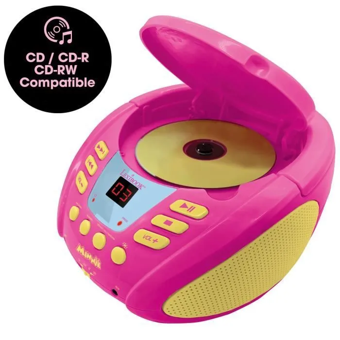 Lecteur CD Bluetooth Minnie - LEXIBOOK - Effets lumineux - Enfant 5 ans et plus-2