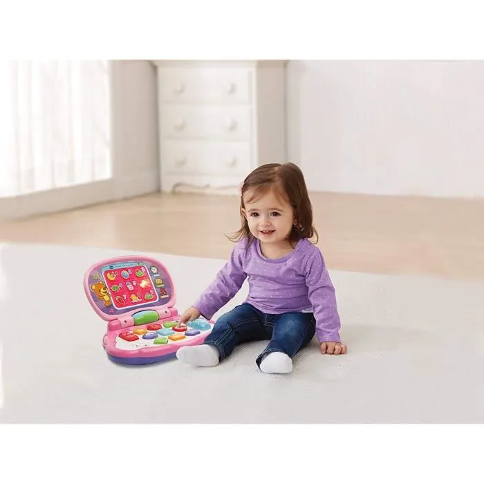 Jouet éducatif - VTech - Mes premières Touches - Rose - 18 mois à 5 ans - Activités interactives-1