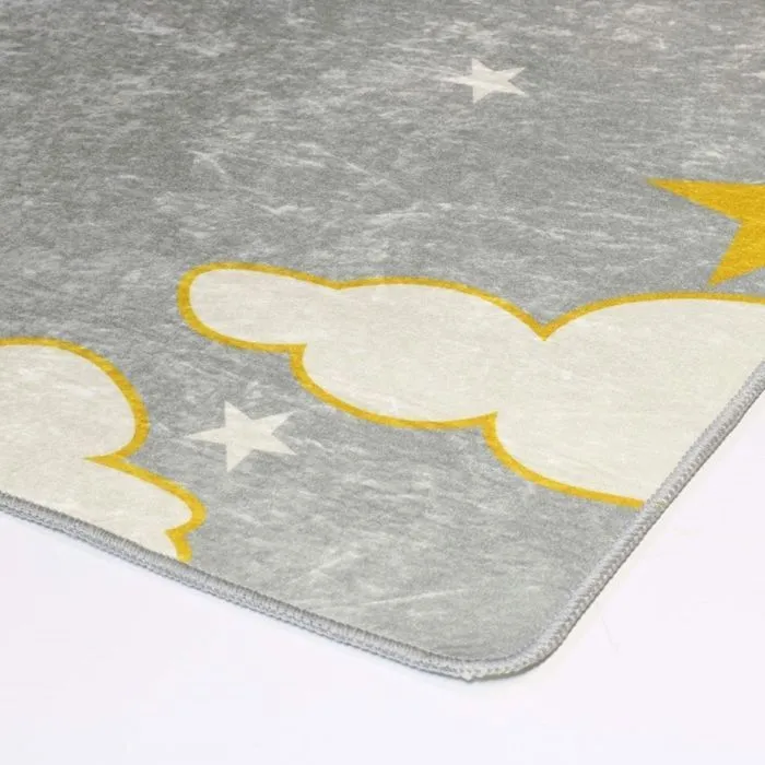 Tapis NUAGE Gris/Jaune, Dimension: 120x160-3
