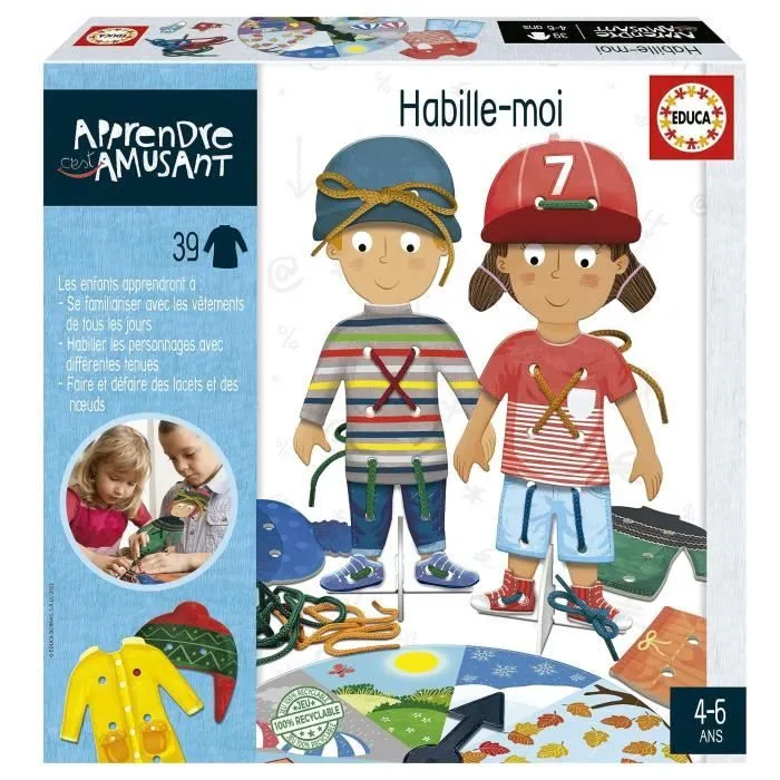 Jeu d'apprentissage - EDUCA - Habille-Moi-1