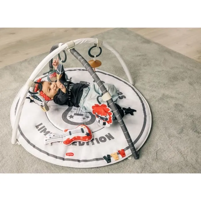 TINY LOVE TAPIS D'EVEIL GYMINI ROND, confortable, 20 activités,Rock-5