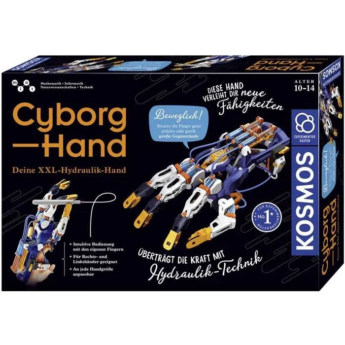 Kosmos Bras robotisé Cyborg-Hand kit à monter, robot de jeu 620844-1