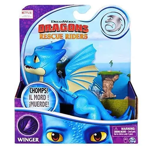 Figurine d'action - DRAGONS - Burpy - Équipe de sauvetage - Projection - À partir de 4 ans-0