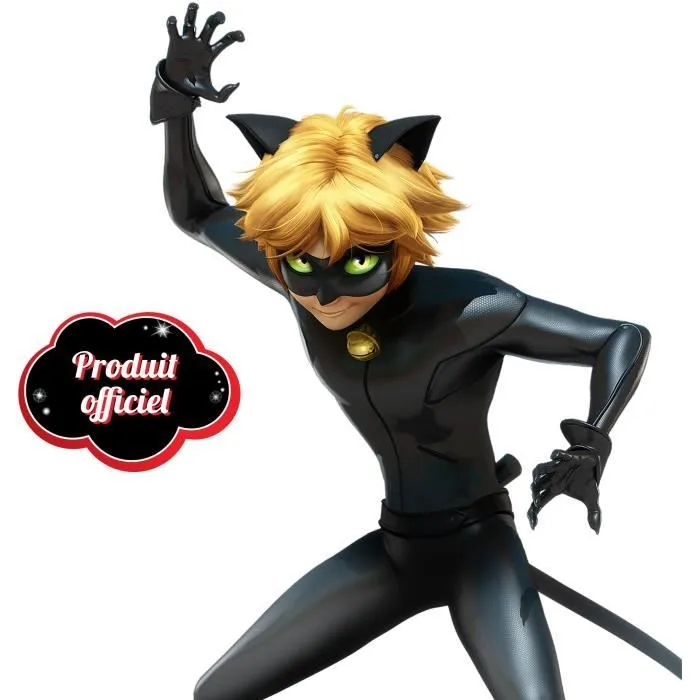 BANDAI - Miraculous Set de transformation - Chat Noir - Accessoire Magique - Bijou Magique - Kwami-1