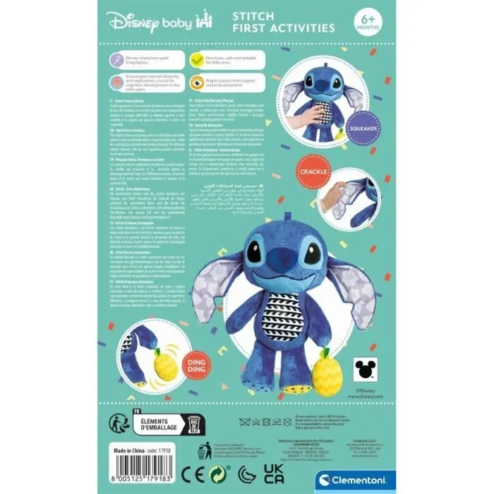 Clementoni - Stitch peluche activités-4