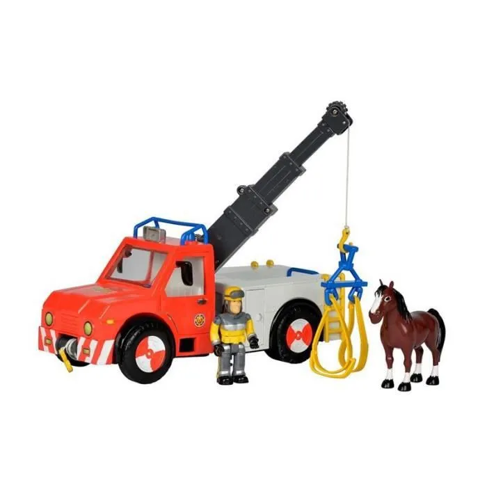 Véhicule d'urgence Phoenix Pompier Sam SIMBA - Playmobil City Action - Garçon - 3 ans et plus-1