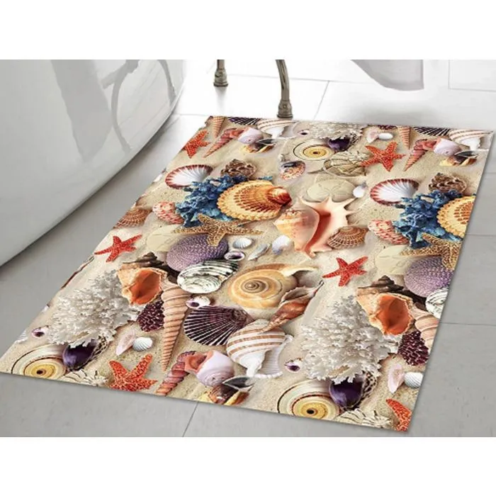 Tapis de bain COQUILLAGE Dimensions - 50x80-3