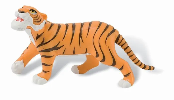 Figurine Shere Khan 8 cm - Le Livre de la jungle - BULLYLAND - Orange - Mixte - A partir de 3 ans-1