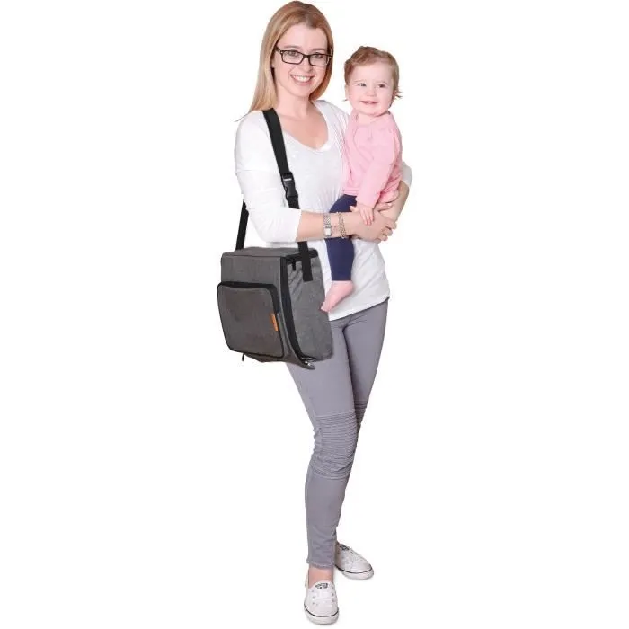 Réhausseur pour enfants - DREAMBABY - ON-THE-GO - Portable avec compartiments de rangement - Léger, compact et facile à transporter-3
