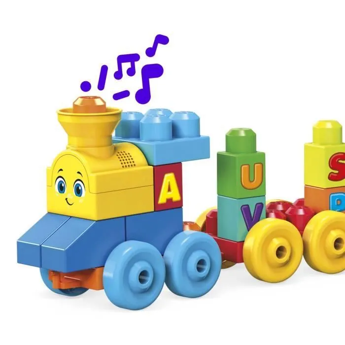 Mega Bloks - Le Train de l'Alphabet - Jouet de construction - 12 mois et + FWK22-3