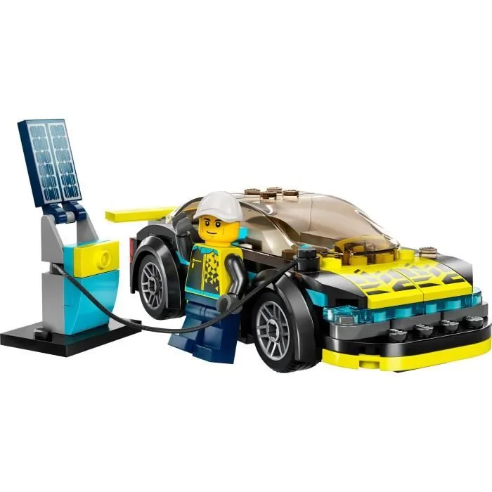 LEGO® City 60383 La Voiture de Sport Électrique, Jouet Enfants 5 Ans, Set de Voiture de Course-1