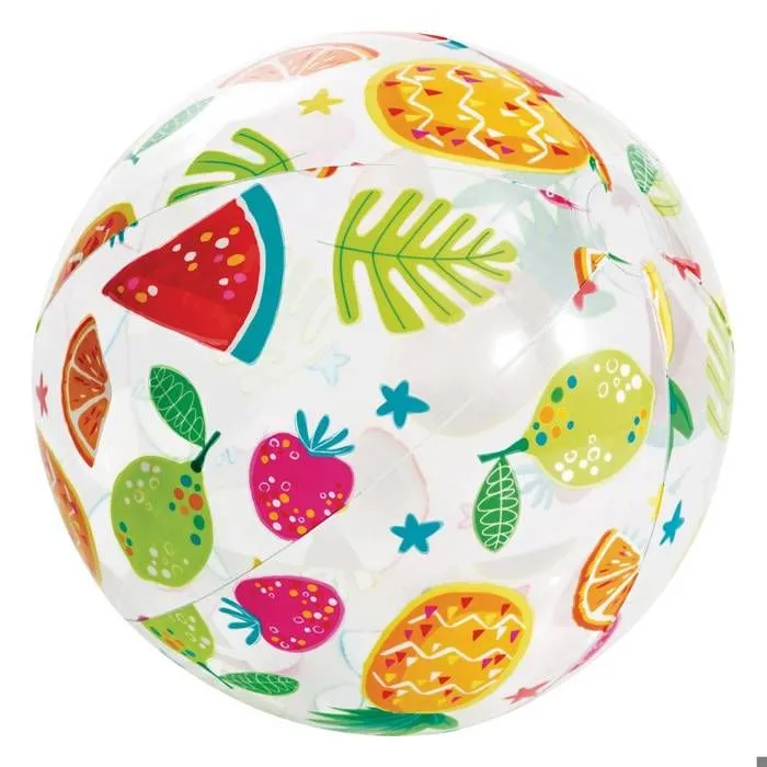 Ballon imprimé D51 - Intex - Rouge-0