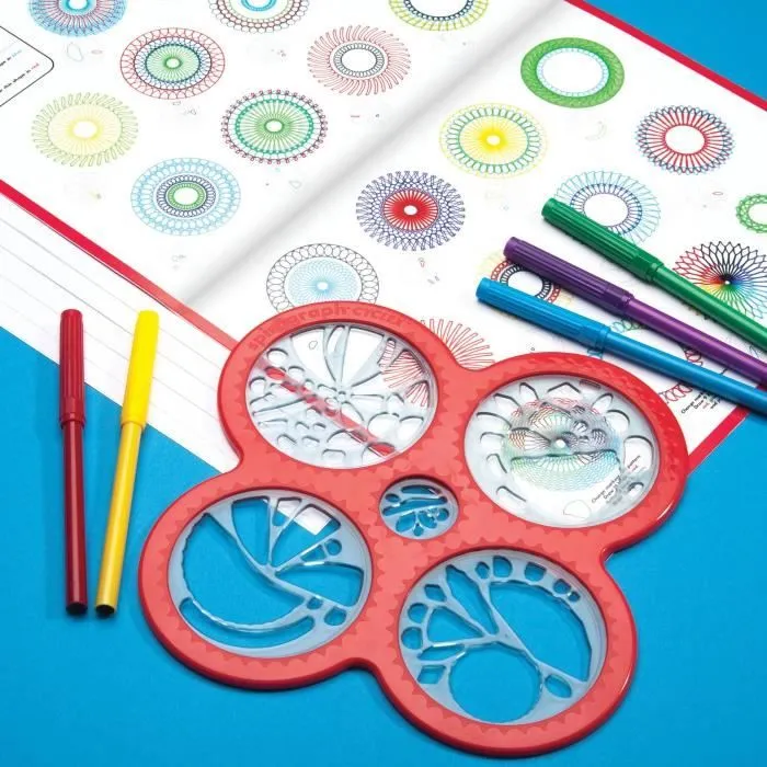 Coffret Cyclex - SPIROGRAPH - Création de spirales à l'infini avec les roues rotatives !-2