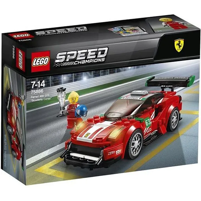 LEGO® Speed Champions 75886 "Scuderia Corsa" Ferrari 488 GT3-0