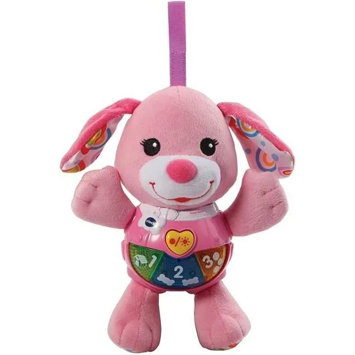 Jouet Peluche - Vtech- Chant'toutou 502355 Rose-0