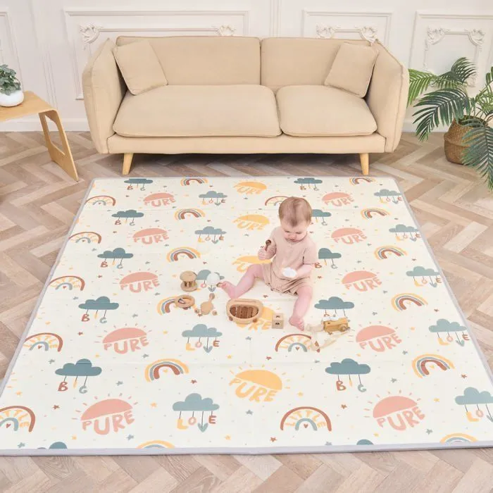 Tapis d'éveil pour bébés et enfants - 180x200x1,5cm - PURE BIG LOVE | SUPERBE BEBE-0