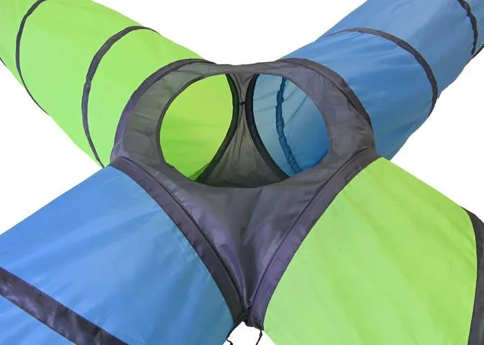 Tente activite - tunnel activite Knorrtoys - 55440 - .COM Circle-Green Tunnel de Jeu Vert/Bleu-1