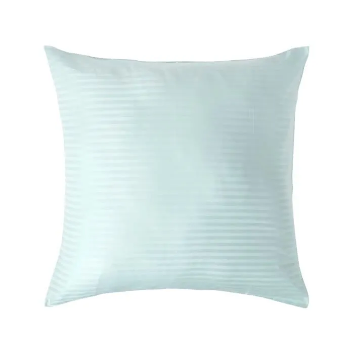 Taie d'oreiller - Homescapes - 80 x 80 cm - 100% coton égyptien - 330 fils - Bleu-0