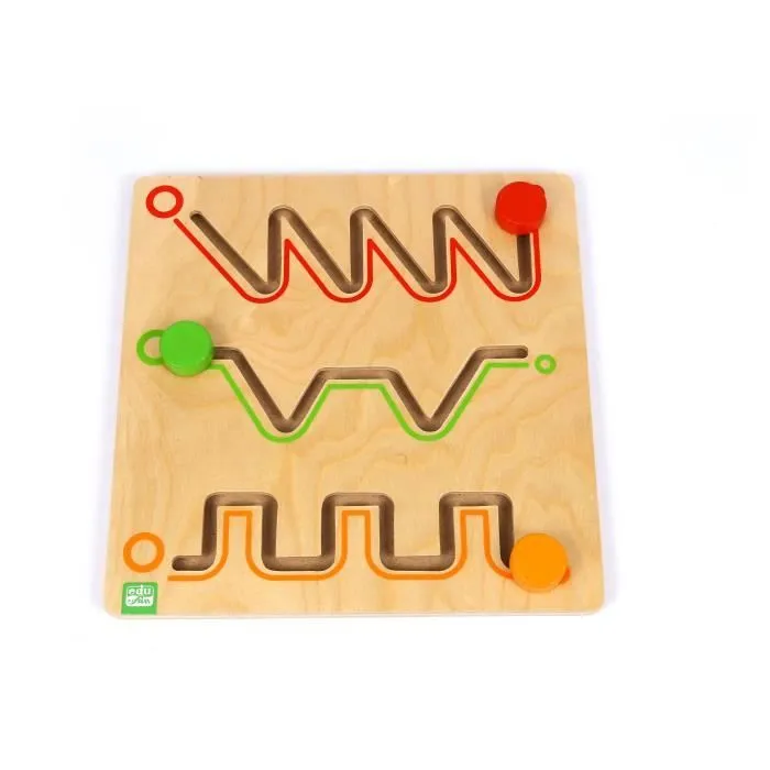 Labyrinthe niveau 2 - BSM - Travailler sur le graphisme et l'écriture - Multicolore - Enfant - 24 mois - Mixte-0
