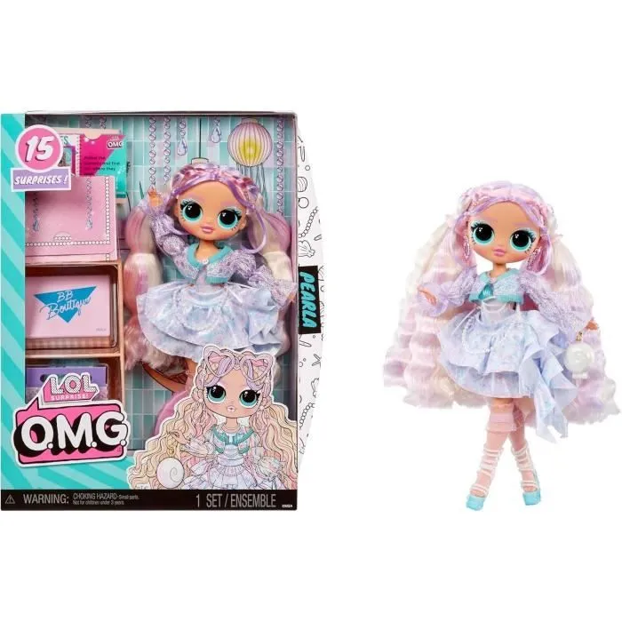 L.O.L. Surprise OMG - Poupée mannequin - Pearl - Poupée 24 cm et accessoires - Dès 3ans-0