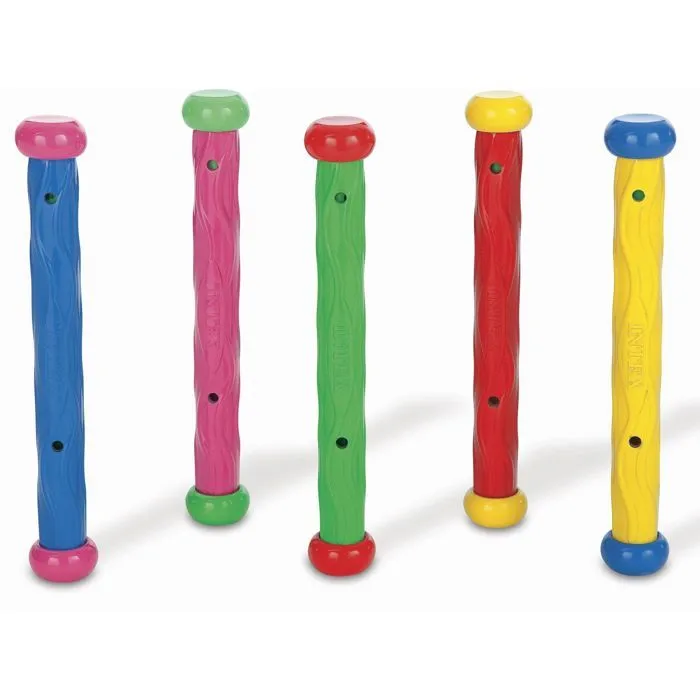 Intex - 5 Bâtons lestés pour piscines - Multicolore-0
