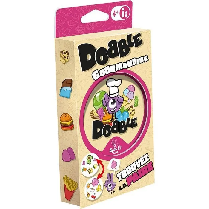 Zygomatic | Dobble : Gourmandise | Jeu de société | À partir de 4 ans | 2 à 5 joueurs | 10 minutes-0