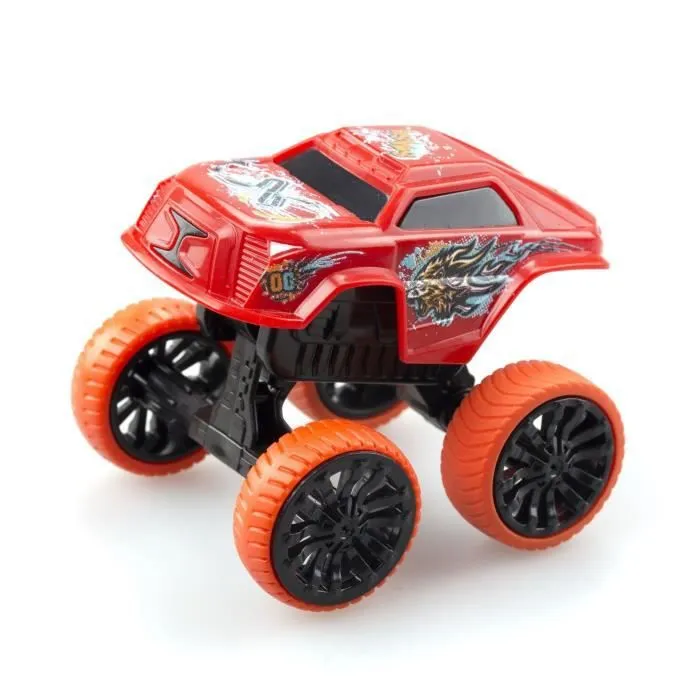 Voitures à friction - EXOST SMASH - Mega Pack Booster - 4 petites voitures, 2 boosters et accessoires-3