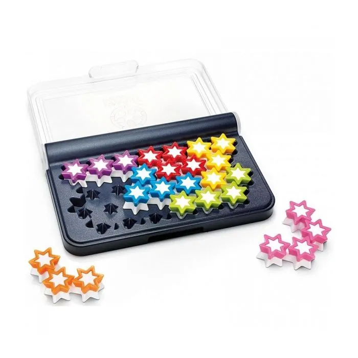 Jeu de logique et de réflexion abstrait - SMART GAMES - Casse-tête IQ STARS - Enfant - Multicolore - 120 pièces-1