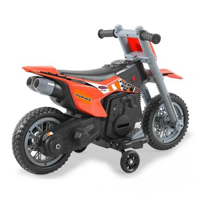 Moto électrique pour enfant - Jamara - Ride-On Power Bike Orange 6V - Mixte - 18 mois+ - Extérieur-2