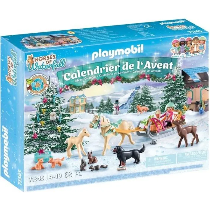 Calendrier de l'Avent PLAYMOBIL - Equestre - La magie de Noël - 24 surprises-0