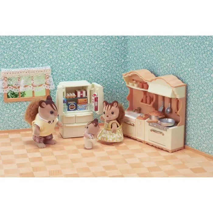 Figurines miniatures - SYLVANIAN FAMILIES - 5341 - La cuisine aménagée-3