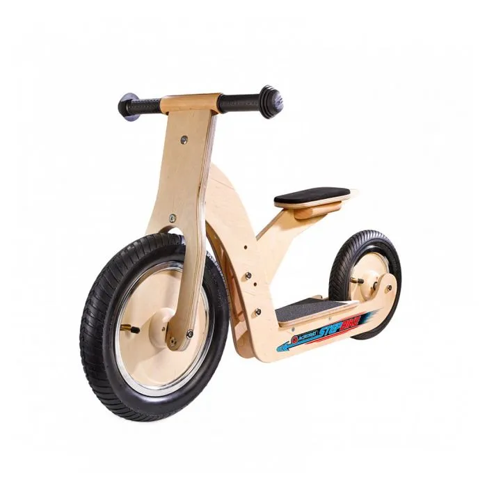 Eureka EUR52475085 - JEUX/JOUETS - PUZZLE - Acrobat Stepbike en bois-0