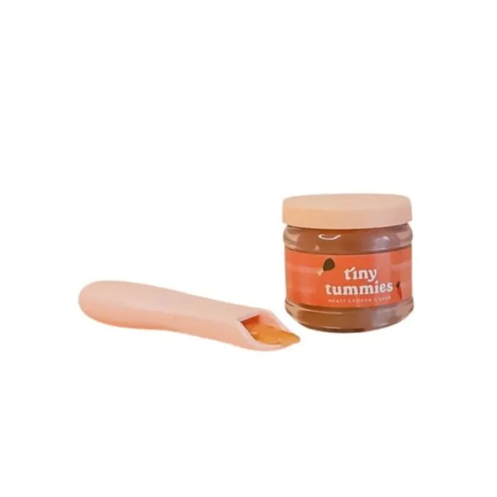 Petit Pot Poulet Roti - Tiny - Tiny Tummies - 3 ans et plus - Cuillère magique - Autocollant unique-0