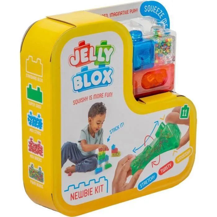 Jeu de construction - GOLIATH - Jelly Blox Newbie Kit - Blocs souples et tactiles dès 2 ans-1