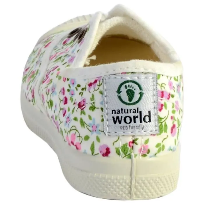 Tennis Natural World  Ingles Liberty Tintado 471 - Blanco-2