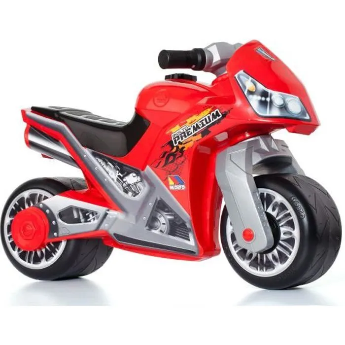 Moto autoportée Molto Cross Premium - Rouge - Pour enfant de 2 ans - Batterie électrique-0