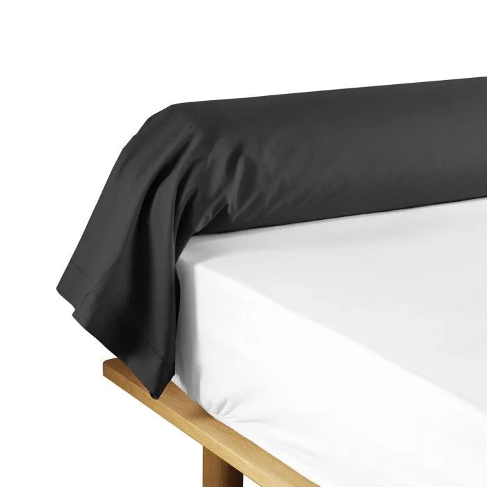 Taie de Traversin "Lina" 85x185cm Noir-0