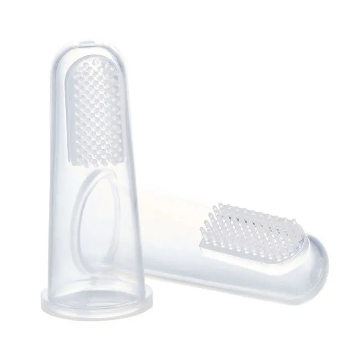 THERMOBABY 2 DOIGTS BROSSE A DENTS EN SILICONE-0