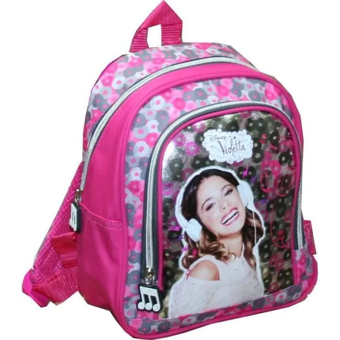 Sac à dos Violetta Disney 25 cm qualité supérieure-0