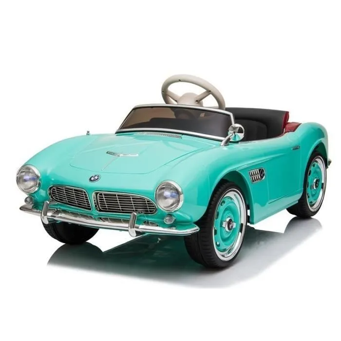 Voiture électrique pour enfants Bmw 507 Vert, Télécommande 2,4 GHz , Motor: 2 x 45W, Siège en similicuir (LE4601)-2