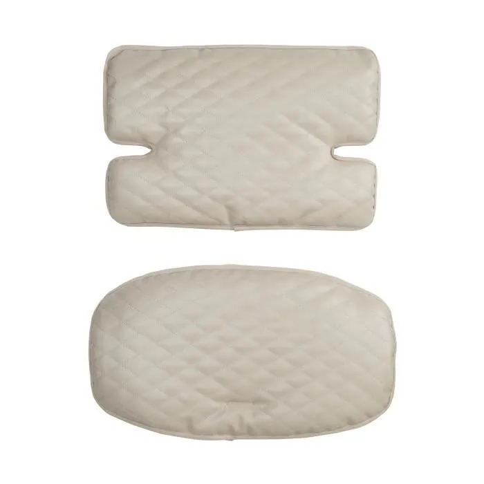 Coussin de Chaise Haute - ROBA - Sit Up - Design Greyish Matelassé - Beige-0