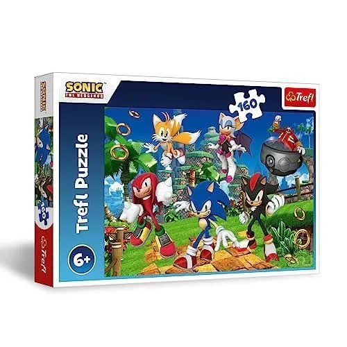 Puzzle Enfant - TREFL - Sonic - 160 pièces - Multicolore - 410x275 mm-0