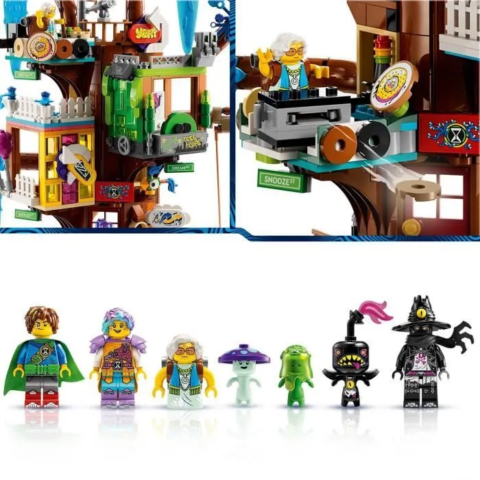 LEGO® DREAMZzz 71461 La Cabane Fantastique dans l’Arbre, Jouet, avec Minifigurines Mateo et Izzie-3
