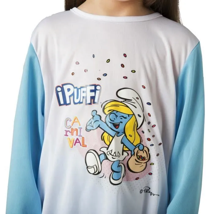 Déguisement de Schtroumpfette - CIAO - Taille 4-5 ans - Cape incluse - Costume officiel - Fille-2