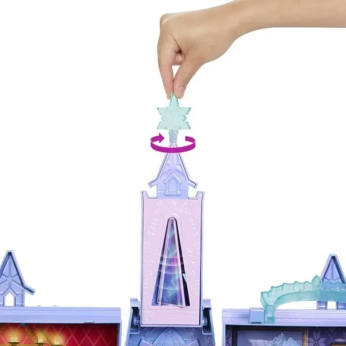 Disney-Château d’Arendelle La Reine des Neiges-Maison de poupée HLW61-5