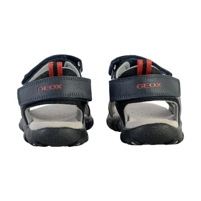 Sandale Enfant - Geox - Strada - Marine Dk Rouge - Confortable - Respirante-3